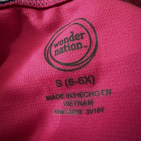 Set of Two Girls One Piece Swimsuits Wonder Nation & Okami Sz 6 Multicolor - Picture 9 of 10